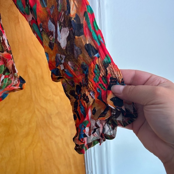 NWT ANTHROPOLOGIE BLANK LONDON BOHO BLOUSE - Picture 3 of 5